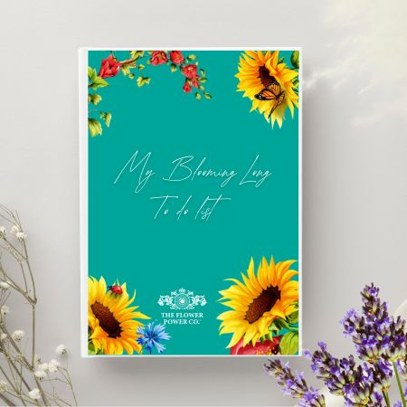 My Blooming Long To Do List Notebook