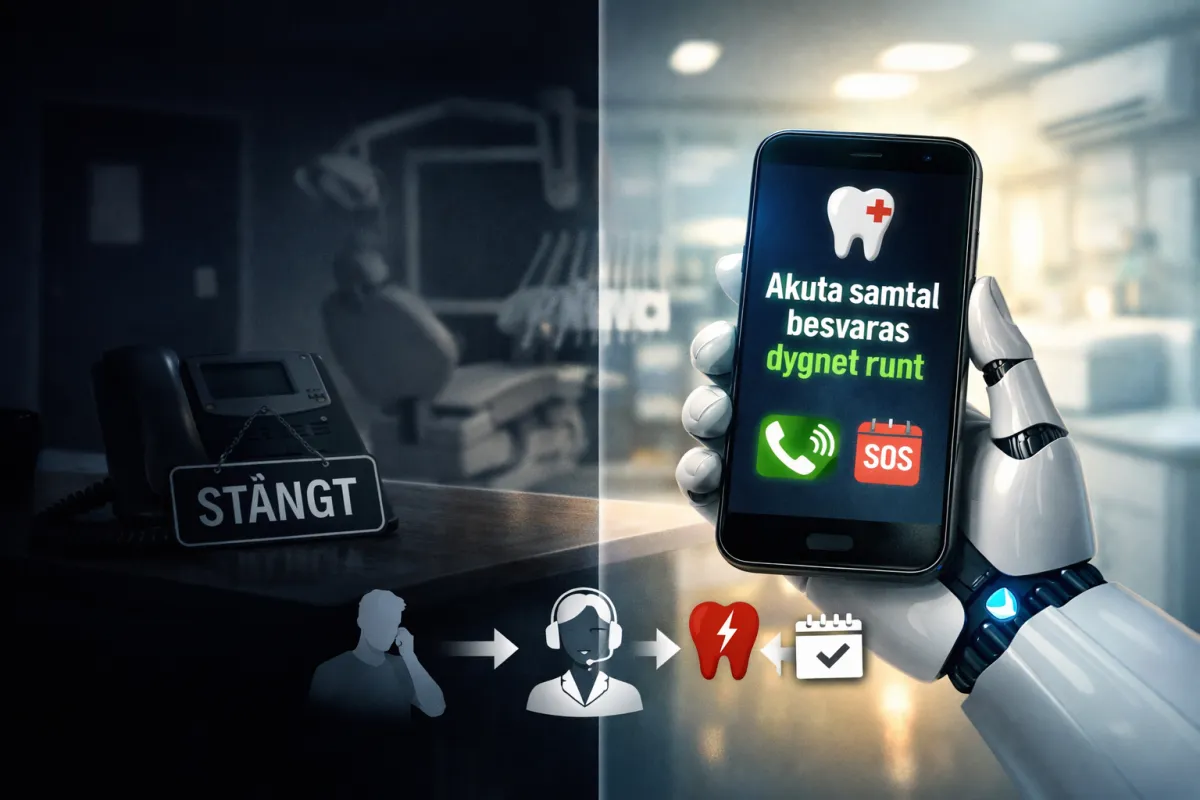 AI-Receptionist För Din Tandläkarpraktik