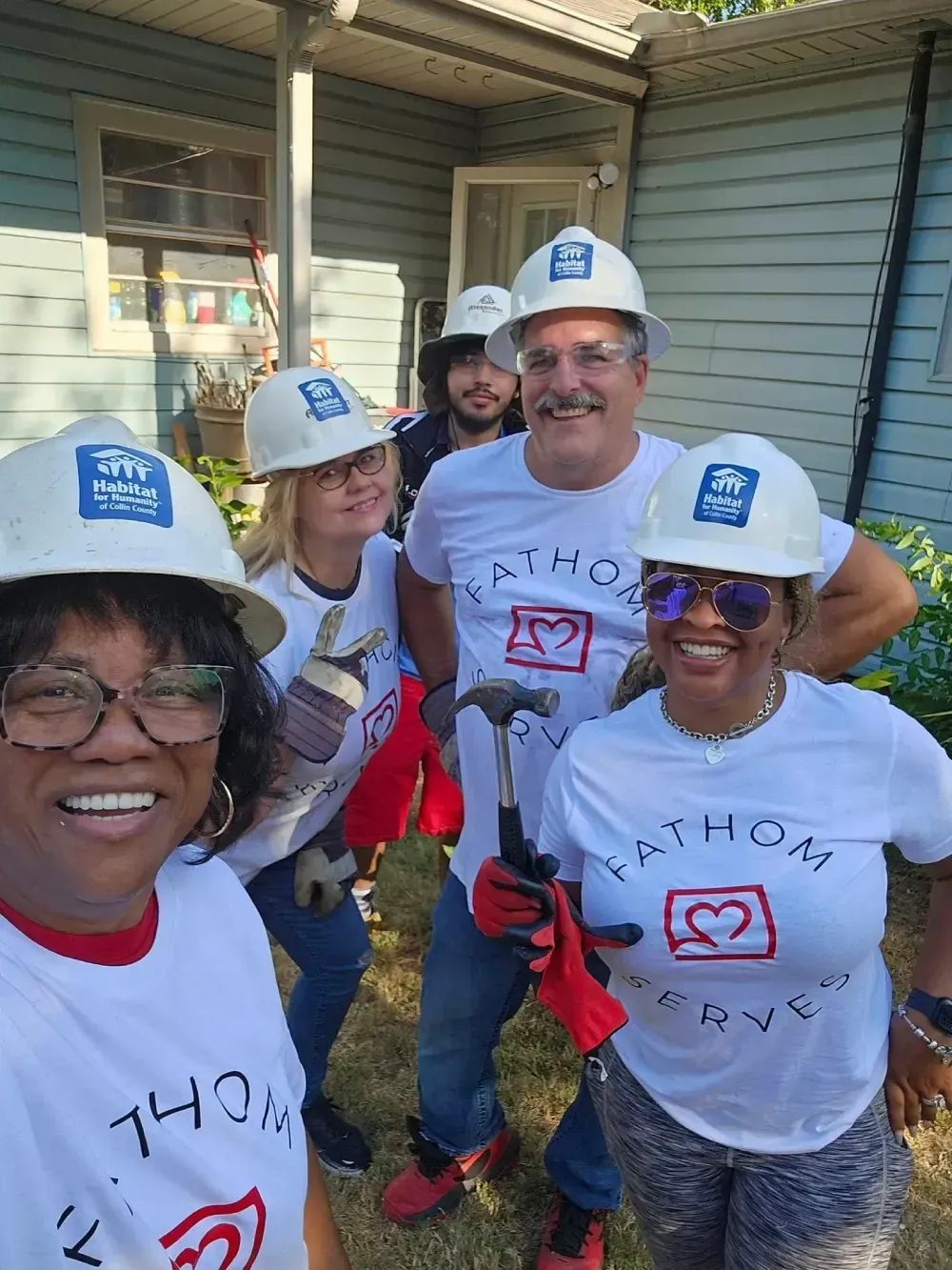 Building Hope Together: Fathom Serves with Habitat for Humanity in Collin County, TX