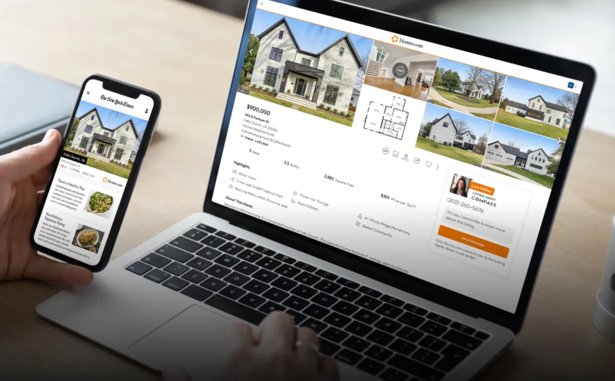 Homes.com Membership Banner