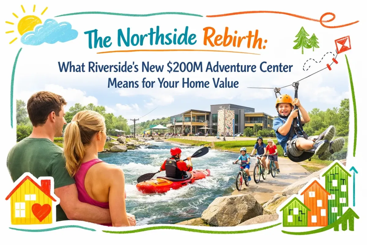 The Northside Rebirth: What Riverside's New $200M Adventure Center Means for Your Home Value