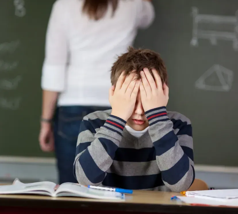 Structured classroom environment symbolizing how school system design influences nervous system regulation and behaviour