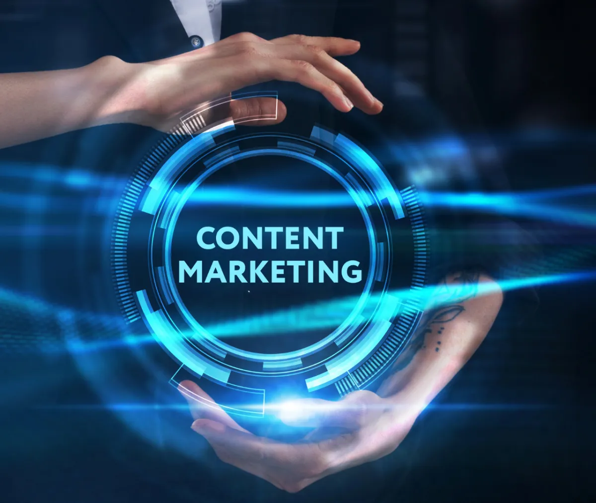 How does content marketing drive long-term business growth?