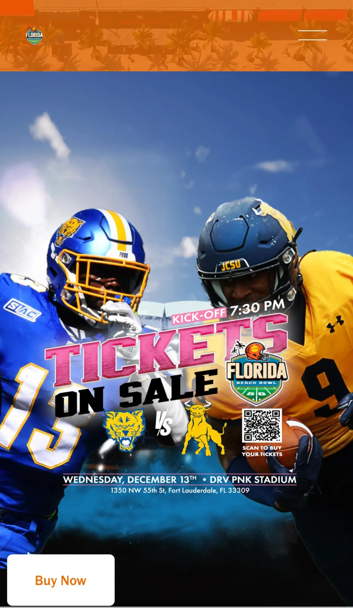 Branding and logo design for Florida Beach Bowl - Promotional graphic design.