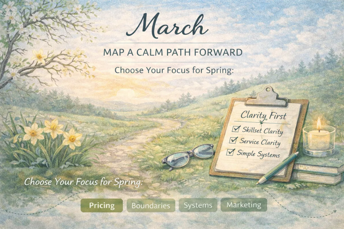 March – End of Q1: Are You Building a Practice That Supports Your Life?