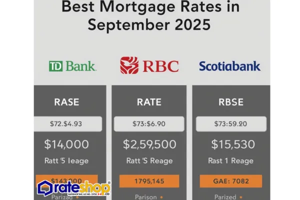 🏦 TD Bank vs RBC vs Scotiabank: Best Mortgage Rates in September 2025