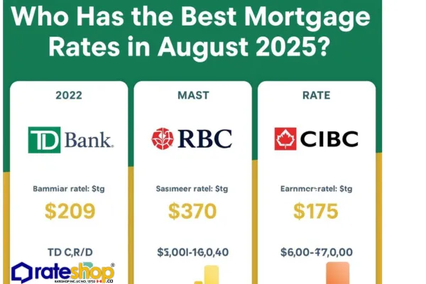 TD Bank vs RBC vs CIBC: Who Has the Best Mortgage Rates in August 2025?