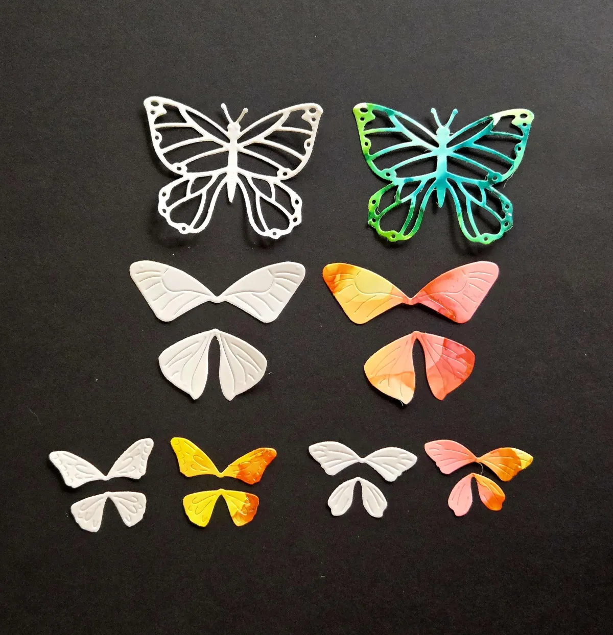 Die cuts on Synthetic paper