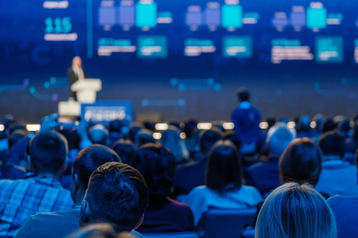Crowd during Conference