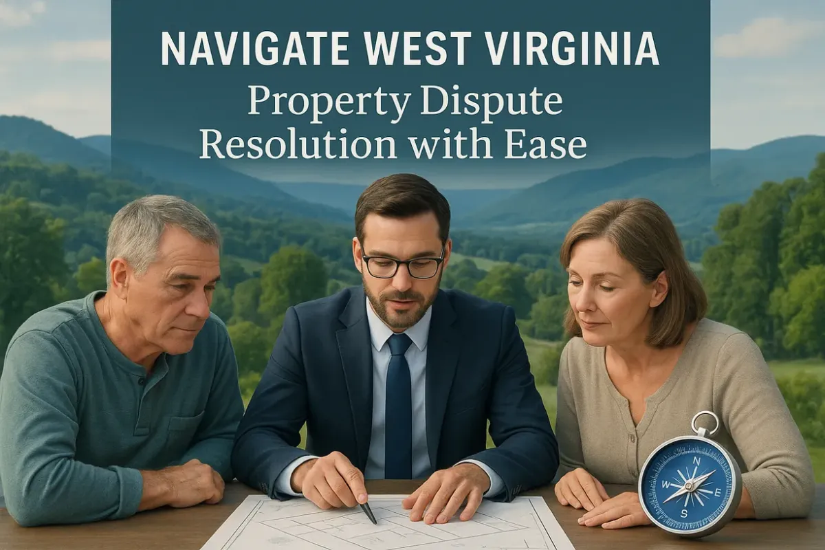 Navigate West Virginia Property Dispute Resolution with Ease