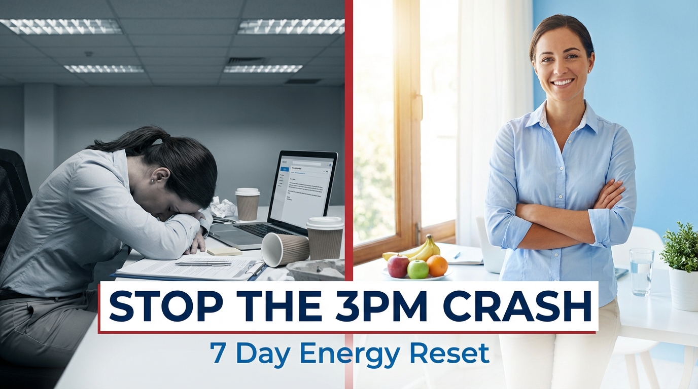 Why Your 3pm Energy Crash Is Actually a Warning Sign