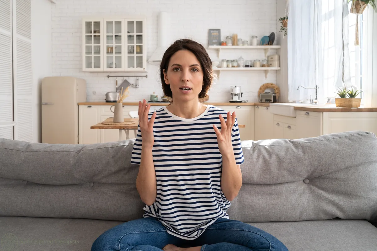 Women feeling stuck, goes to intensive therapy retreat