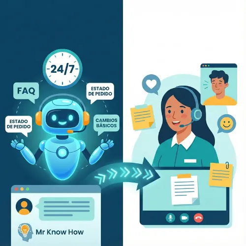 AI Para Atención Al Cliente: Reemplazar O No Reemplazar Tus Agentes Humanos