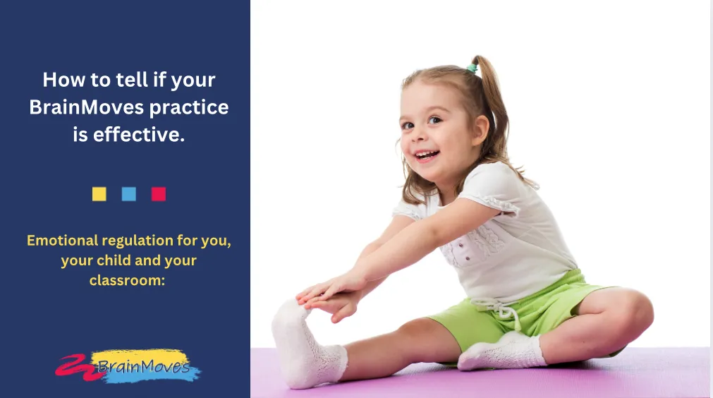 child doing movements