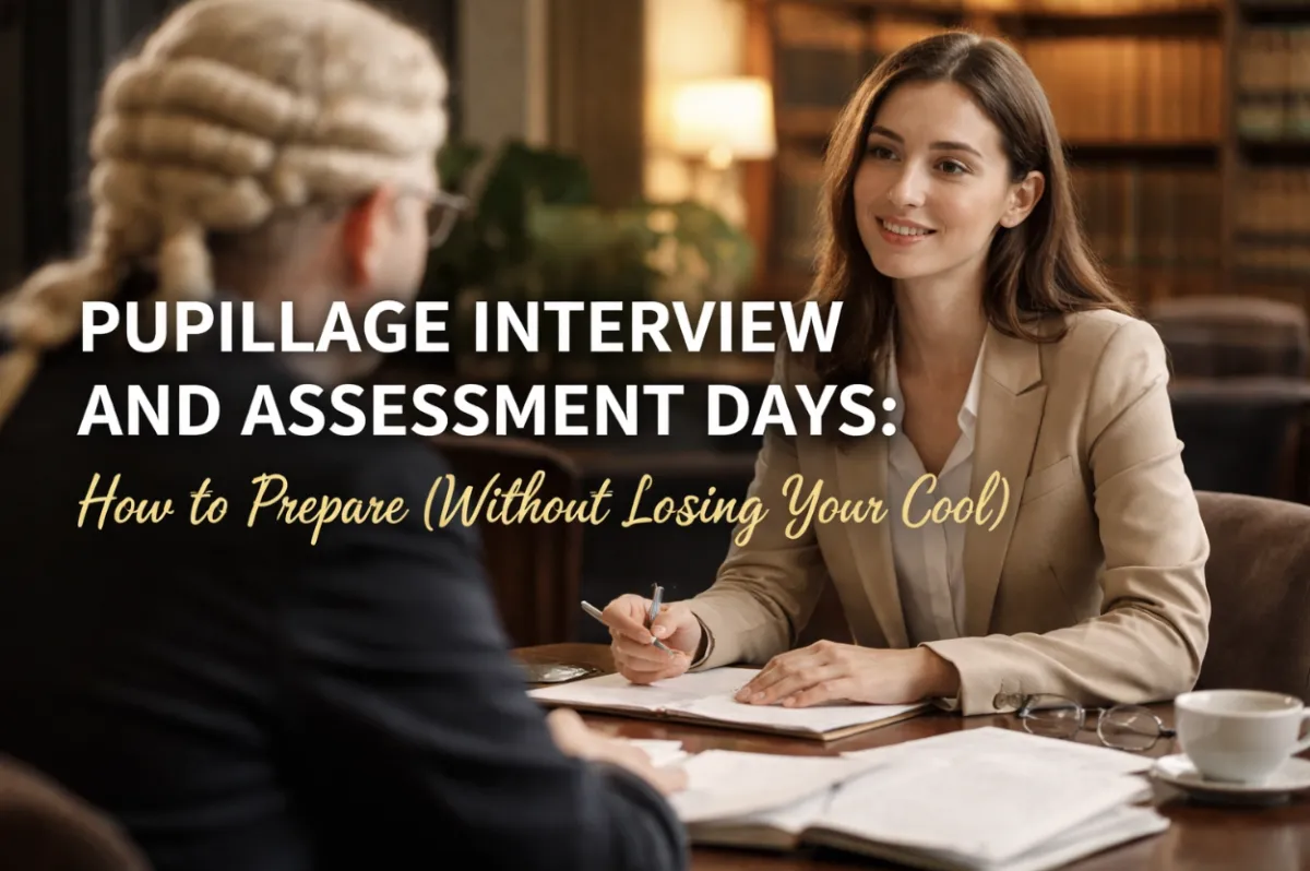 Pupillage Interview and Assessment Days: How to Prepare (Without Losing Your Cool)