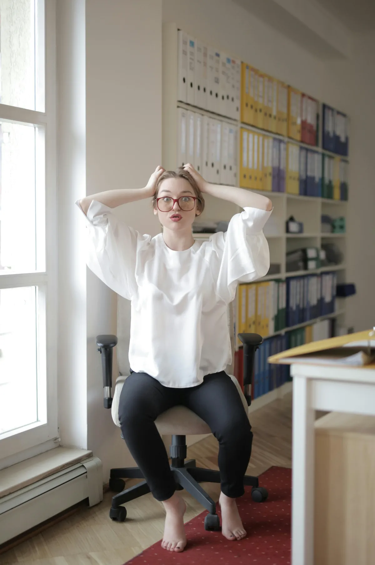 An entrepreneur struggling with confidence