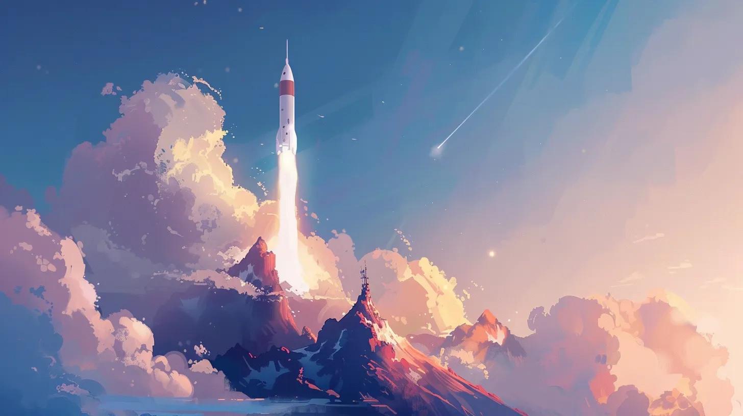 website that goes up the mountain like a rocket