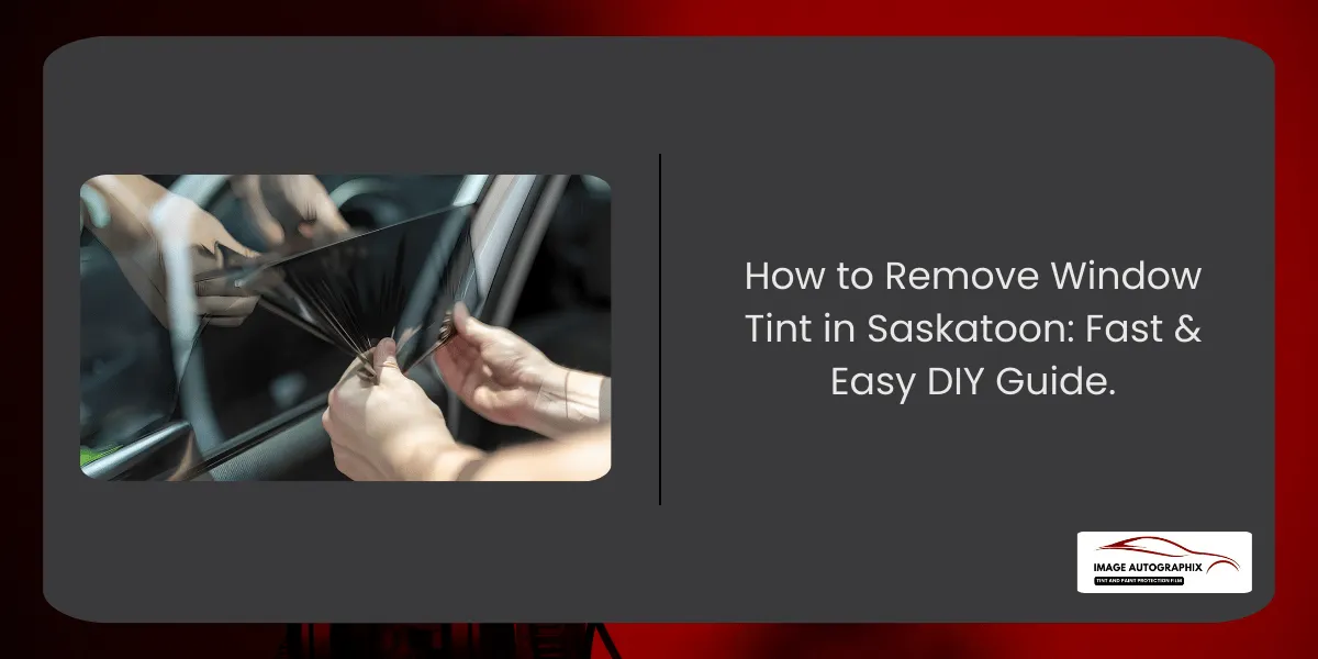 How to Remove Window Tint in Saskatoon: Fast & Easy DIY Guide