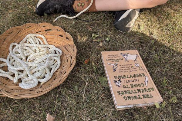 Yarn and a book