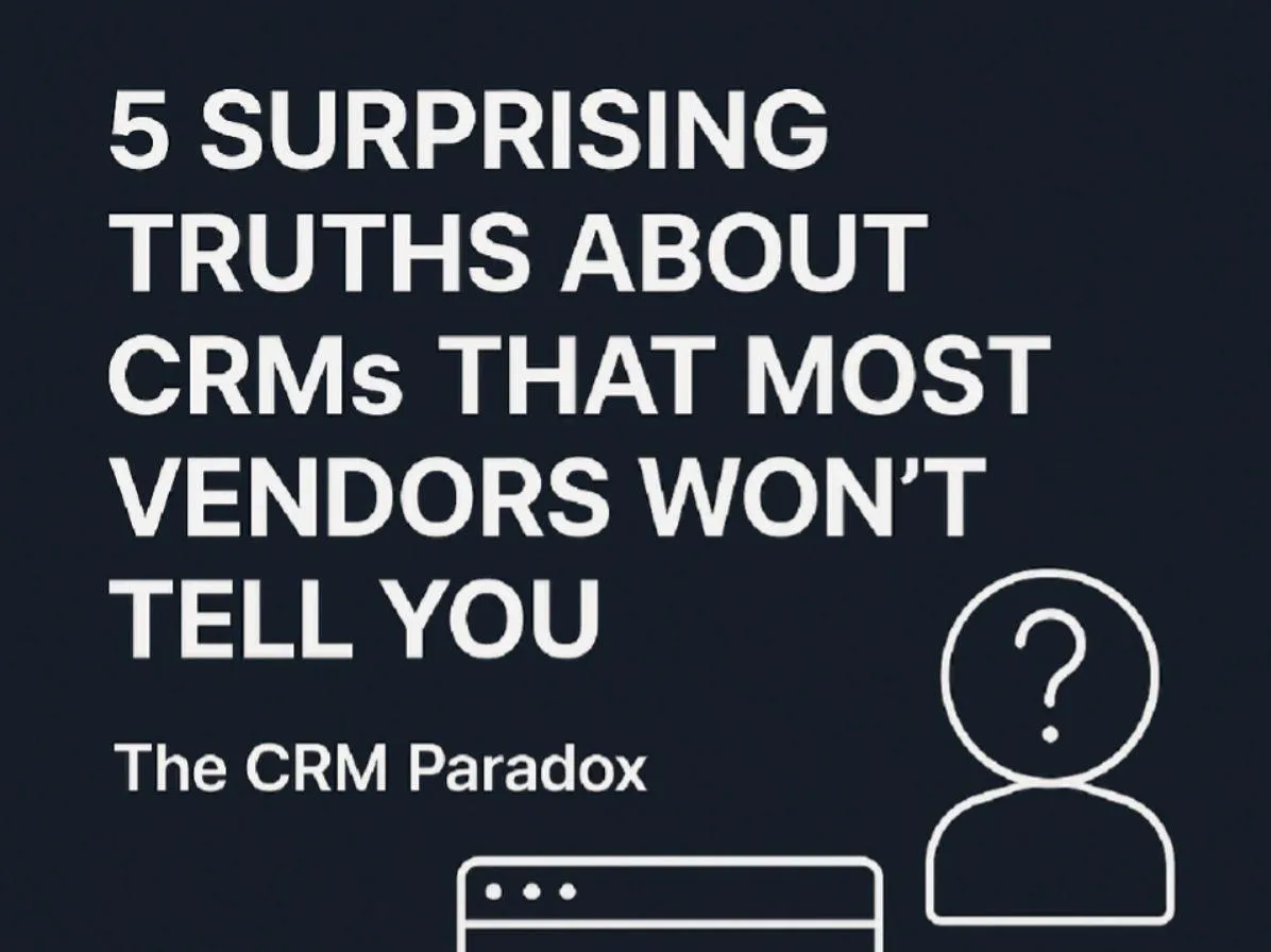 Five surprising truths about CRM's blog cover for Frayze