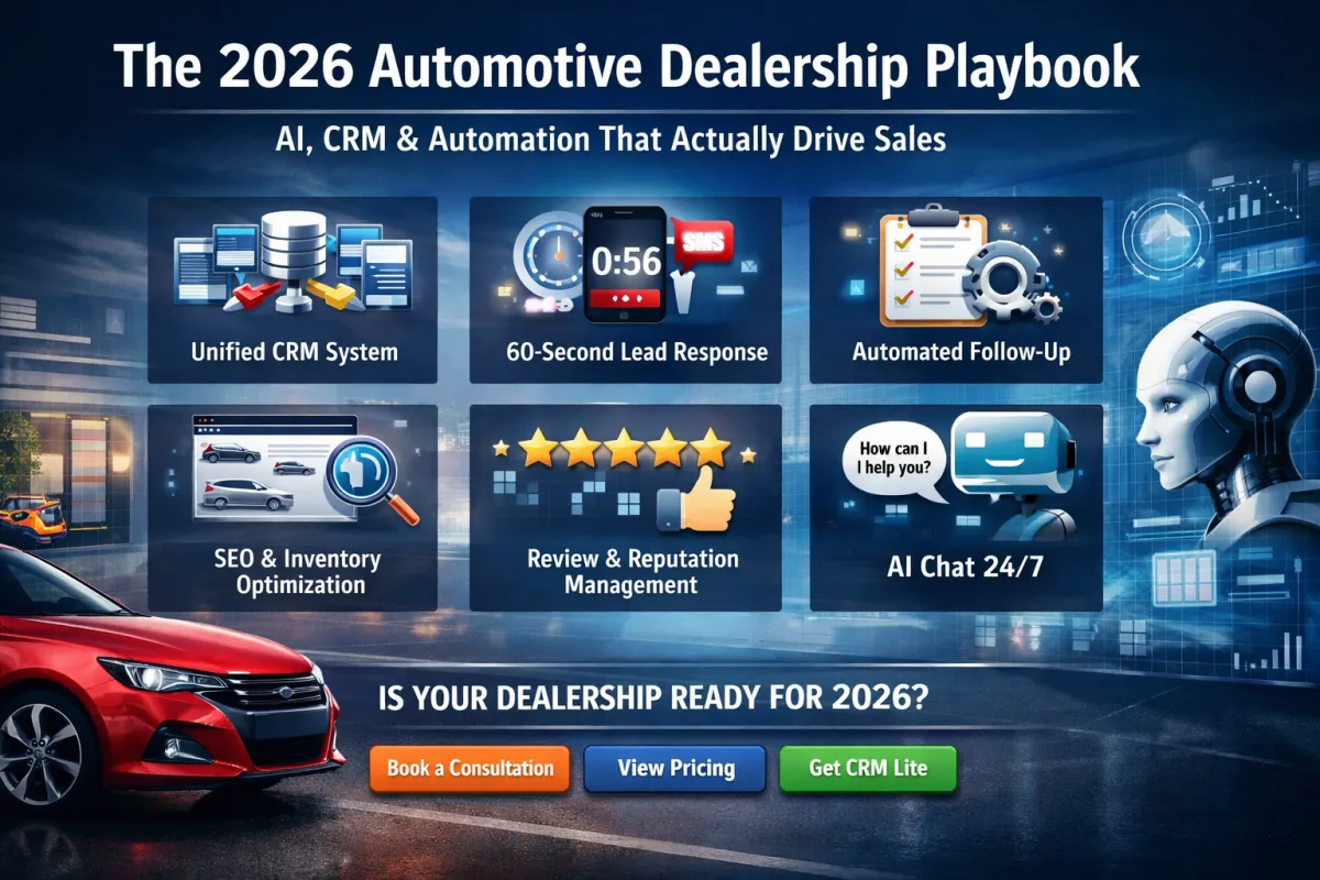The 2026 Automotive Dealership Playbook | AI, CRM & Automation