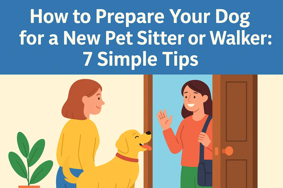 How to Prepare Your Dog for a New Pet Sitter or Walker: 7 Simple Tips