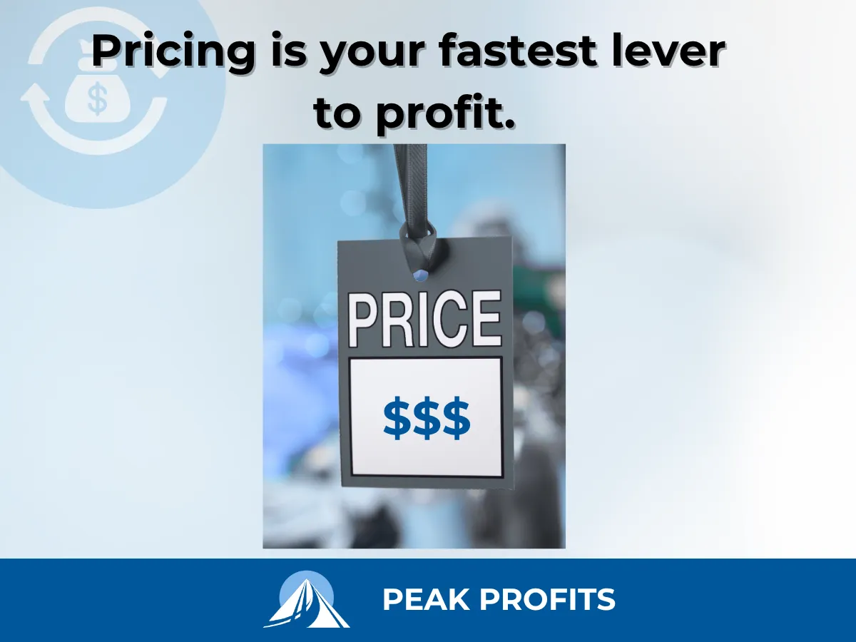 Pricing Is Your Fastest Lever to Profit 