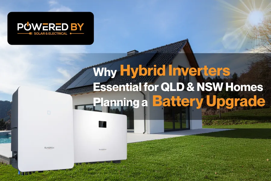 Hybrid solar inverter installed in a Queensland home designed for future battery upgrade