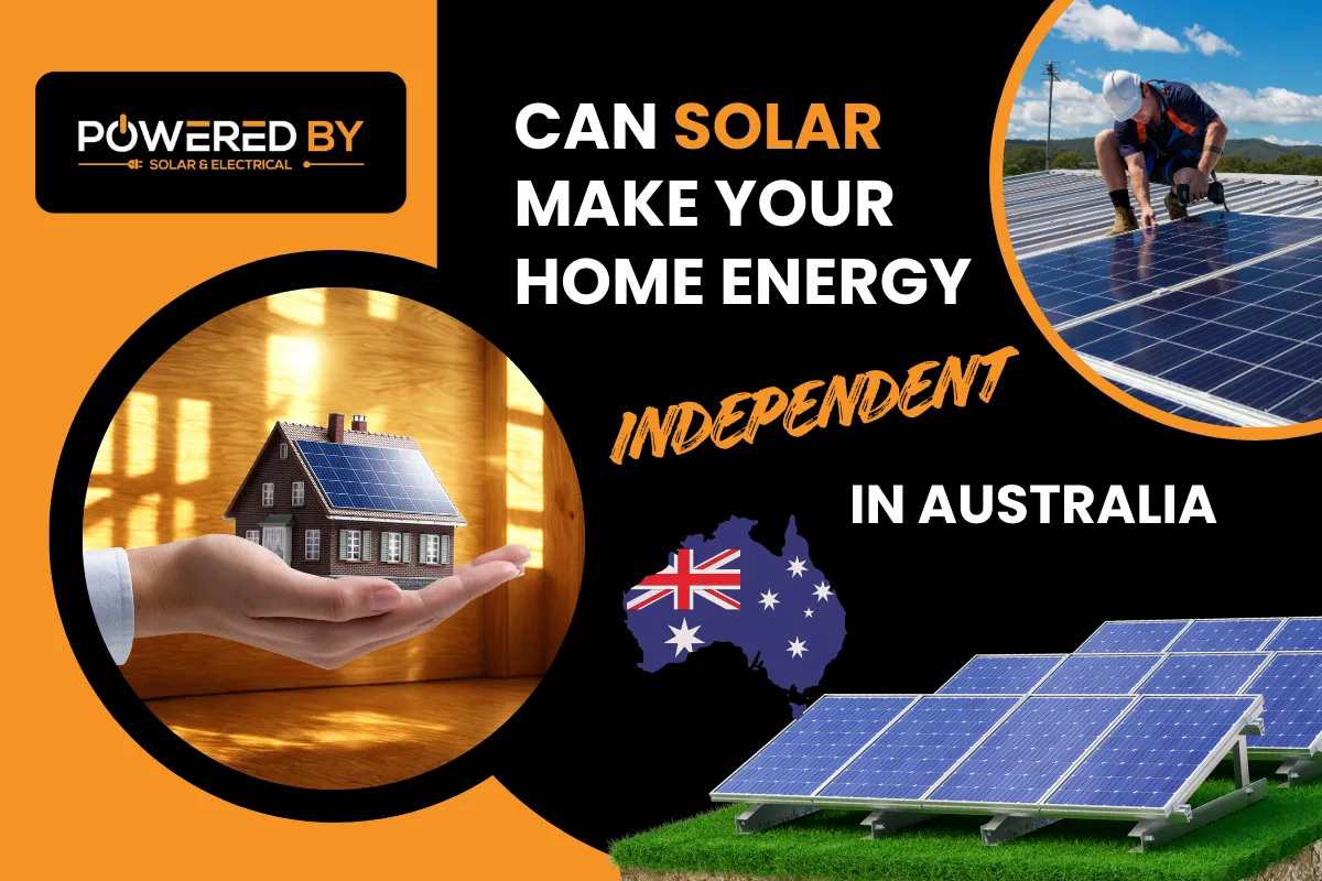 Modern Australian home with solar panels, battery storage and EV charger representing energy independence in QLD and NSW