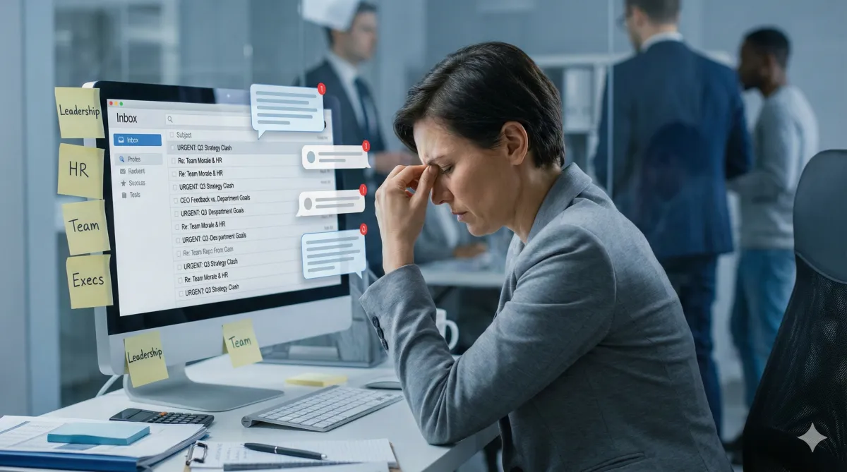 Managers Aren’t Burned Out—They’re Politically Exhausted