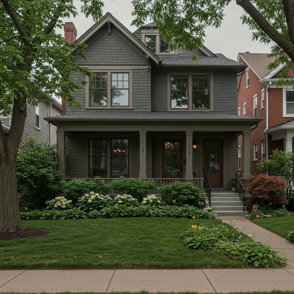 Manicured lawn on a metro Detroit home