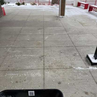 Commercial sidewalk salting service Spring Hill TN - ice control portfolio