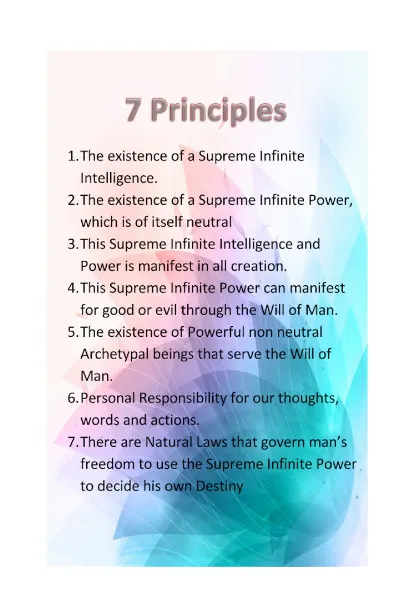 Amadeity 7 principals