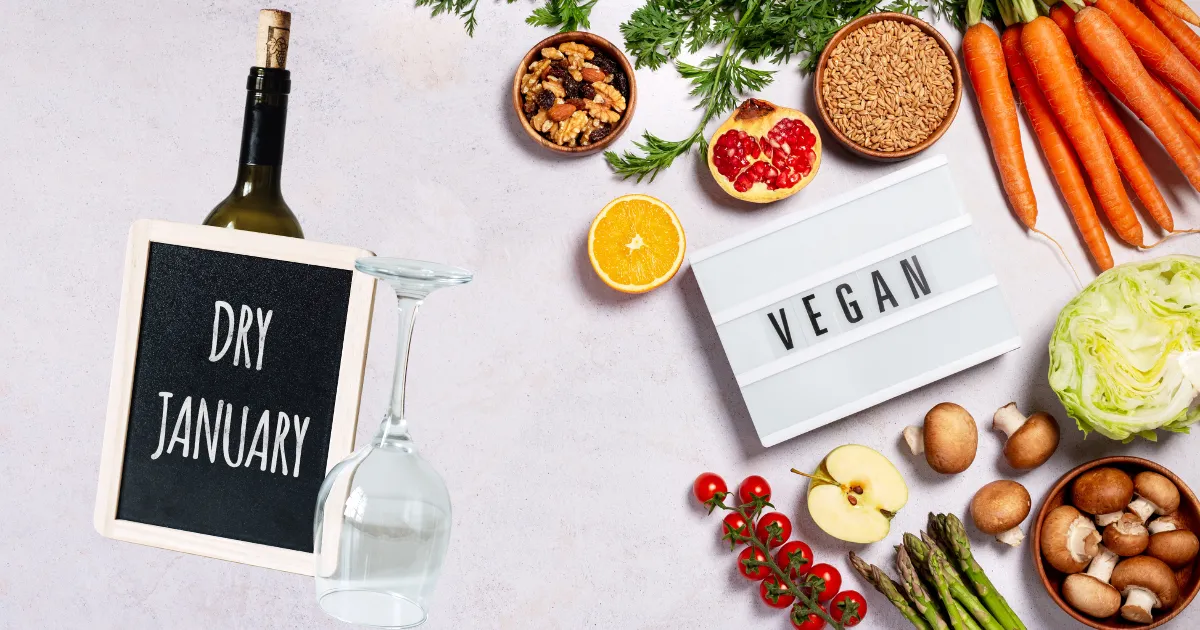 Dry January and Veganuary: A Dietitian’s Guide to Year-Round Health Benefits