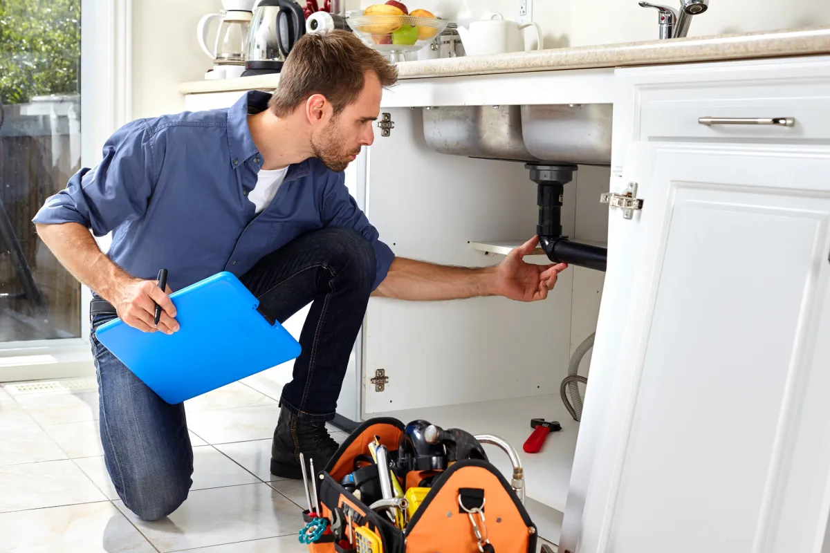 plumber working