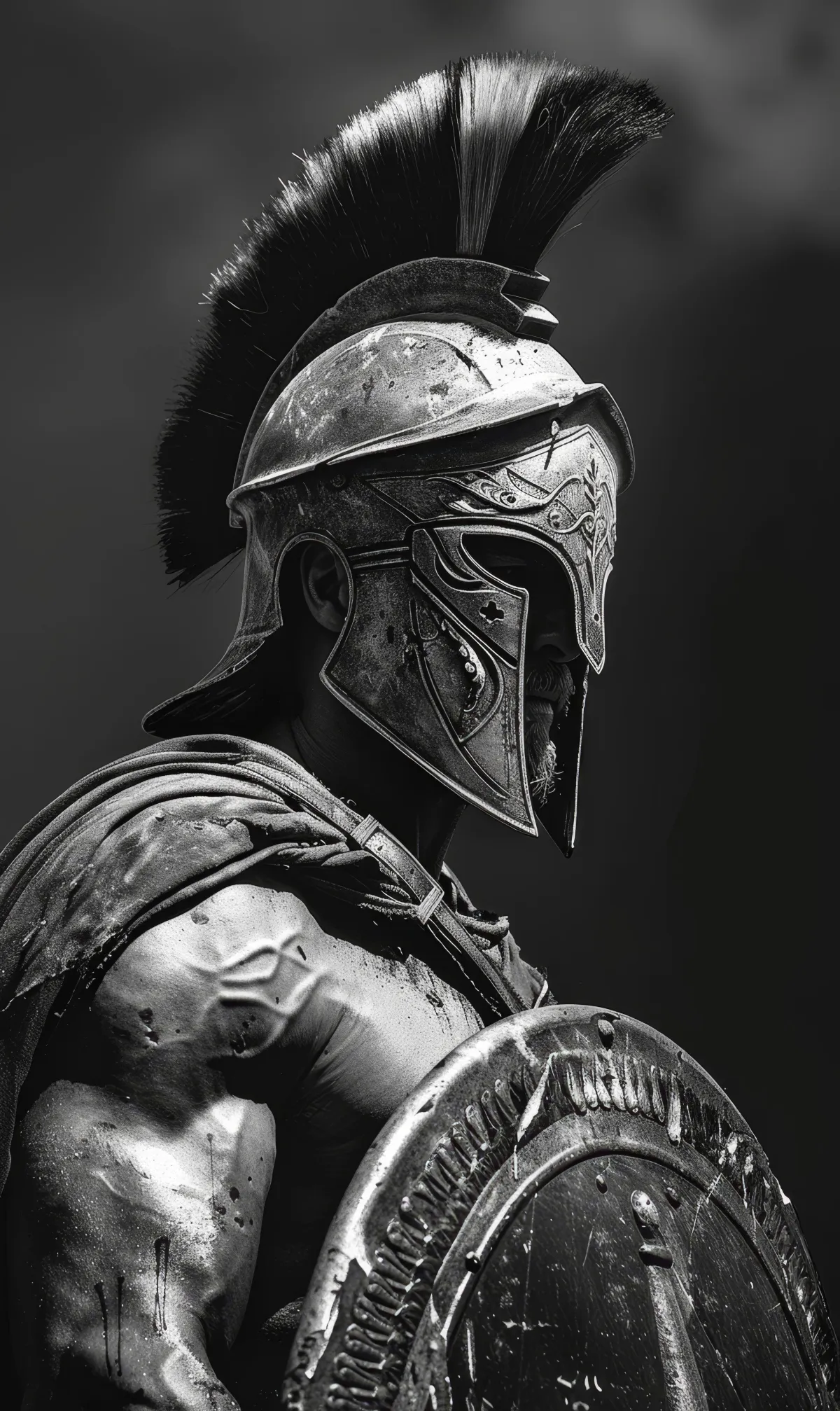 warrior in armor