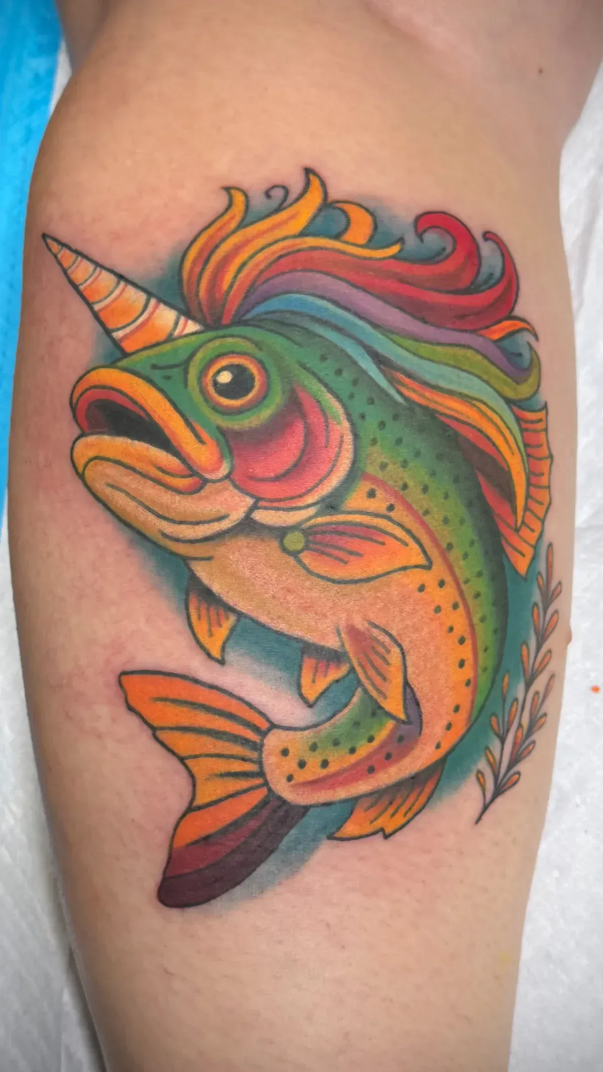 Professional tattoo by Mickey Schlick at Montana Tattoo Company in Missoula, MT.