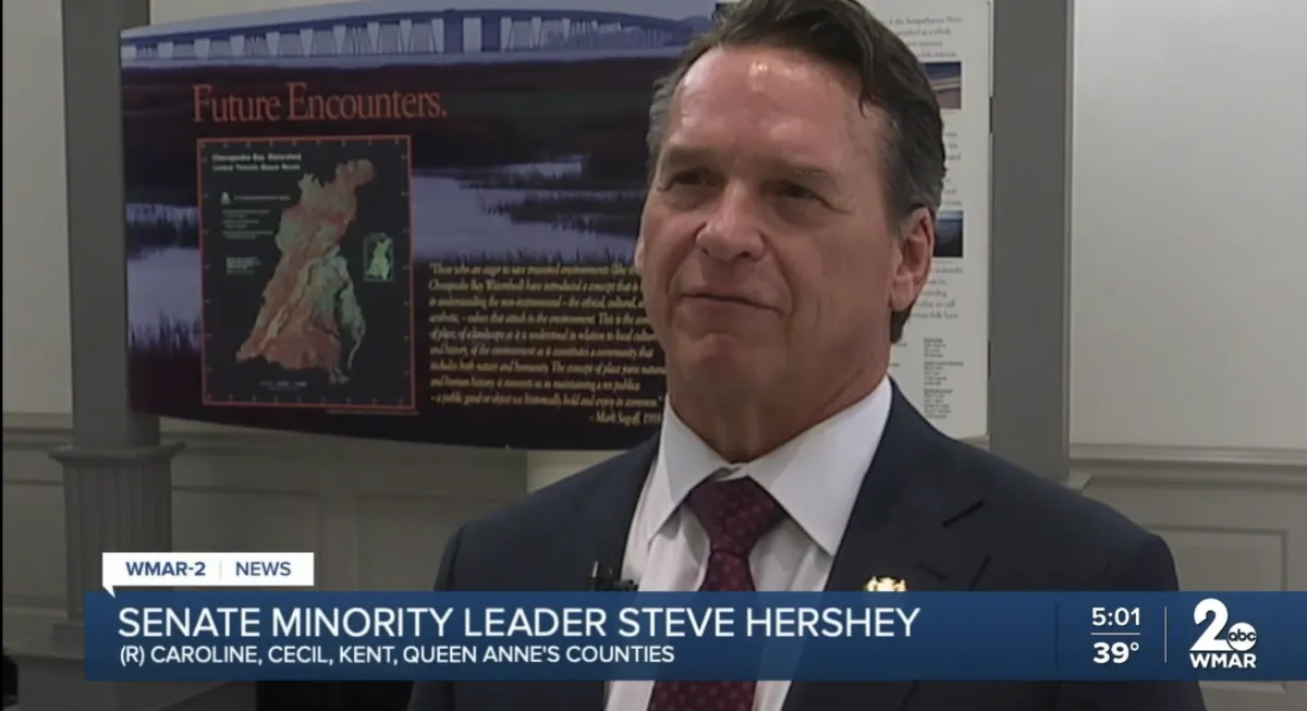 Senate Minority Leader Steve Hershey on WMAR