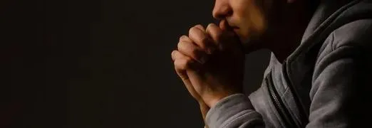 Man praying