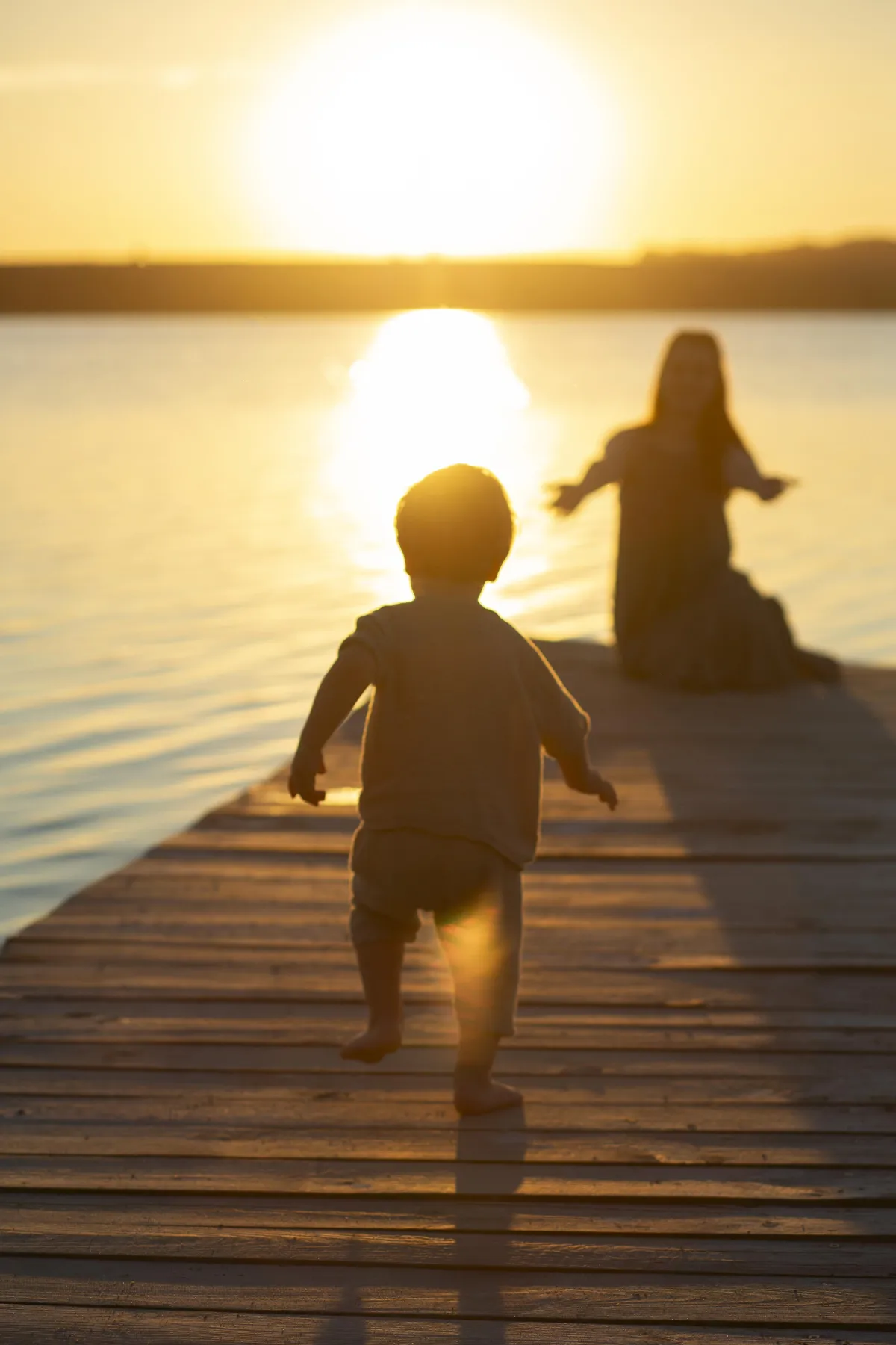 Child Running to Mom