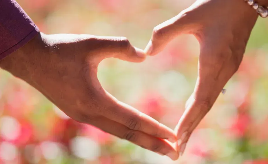 Heart from Couple's Hands