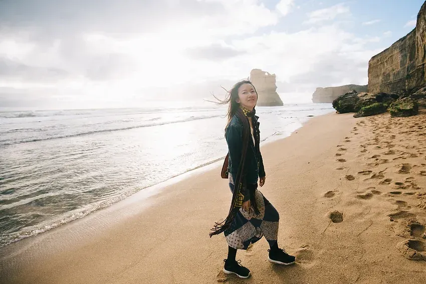 Young Woman on the Beach