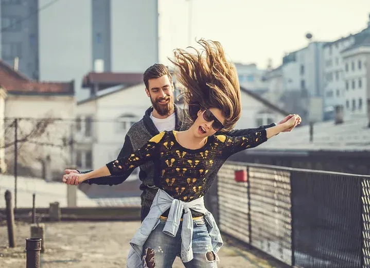 Couple on Rooftop