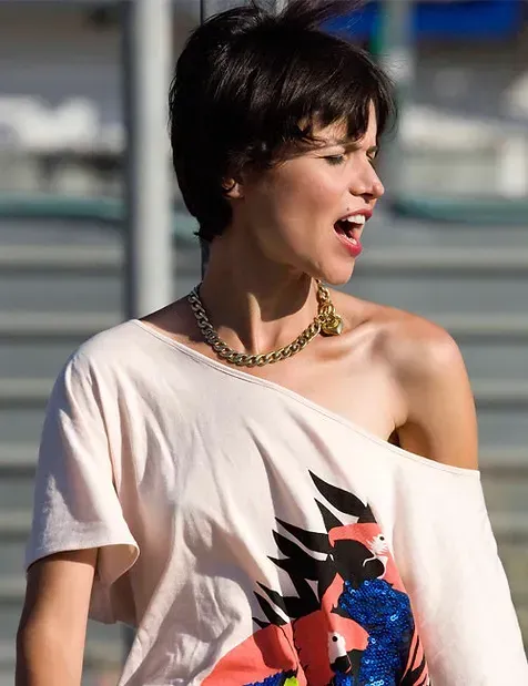 Woman singing