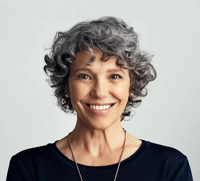 Smiling older woman