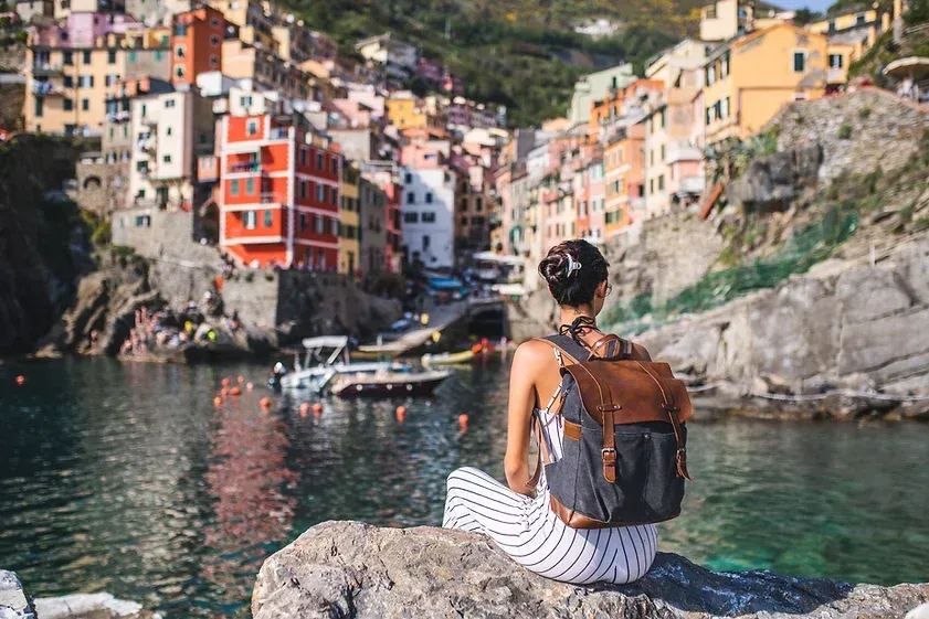 Woman in Italy