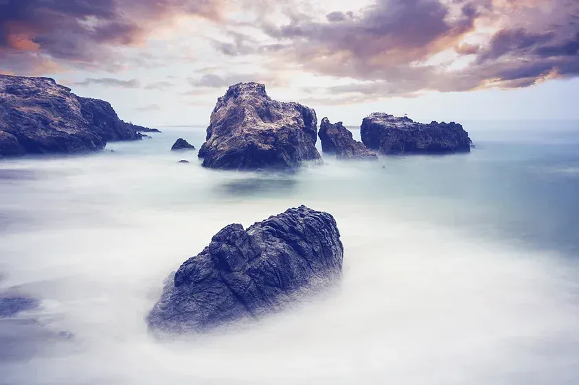 Water and rocks
