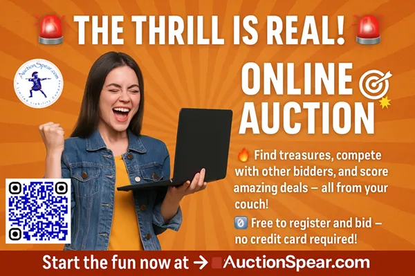 Bid in an online auction today