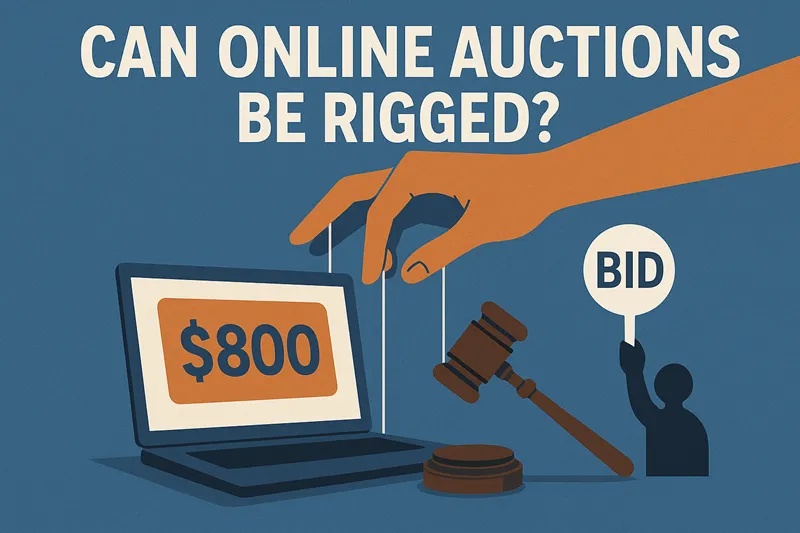 Can online auctions be rigged