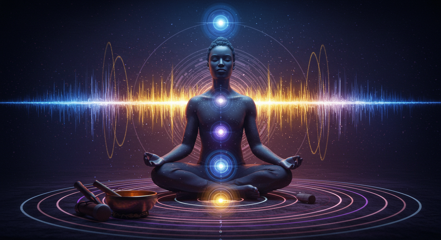 Sound healing session for relaxation and balance